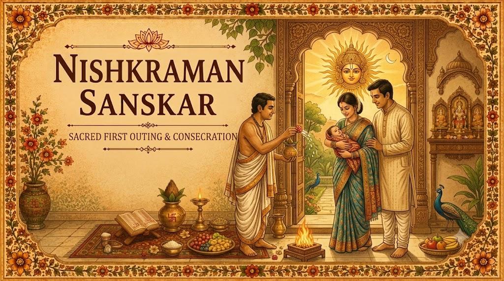 Nishkraman Sanskar Meaning Importance First Outing Ceremony